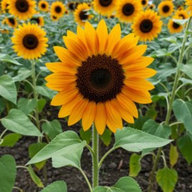 Largest Sunflower Head Competition